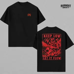 Stay Low, Let it Flow, Firefighter Shirt, Firefighter Gifts, Fire Department Shirts, Firefighting Shirts