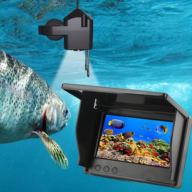 XHJ 15m Waterproof Underwater HD Camera with 4.3-inch Screen - Compact Functional Unisex Fish Finder for Aquariums, Outdoor Fishing Tackle & Equipment, Mother's Day Gifts for Anglers
