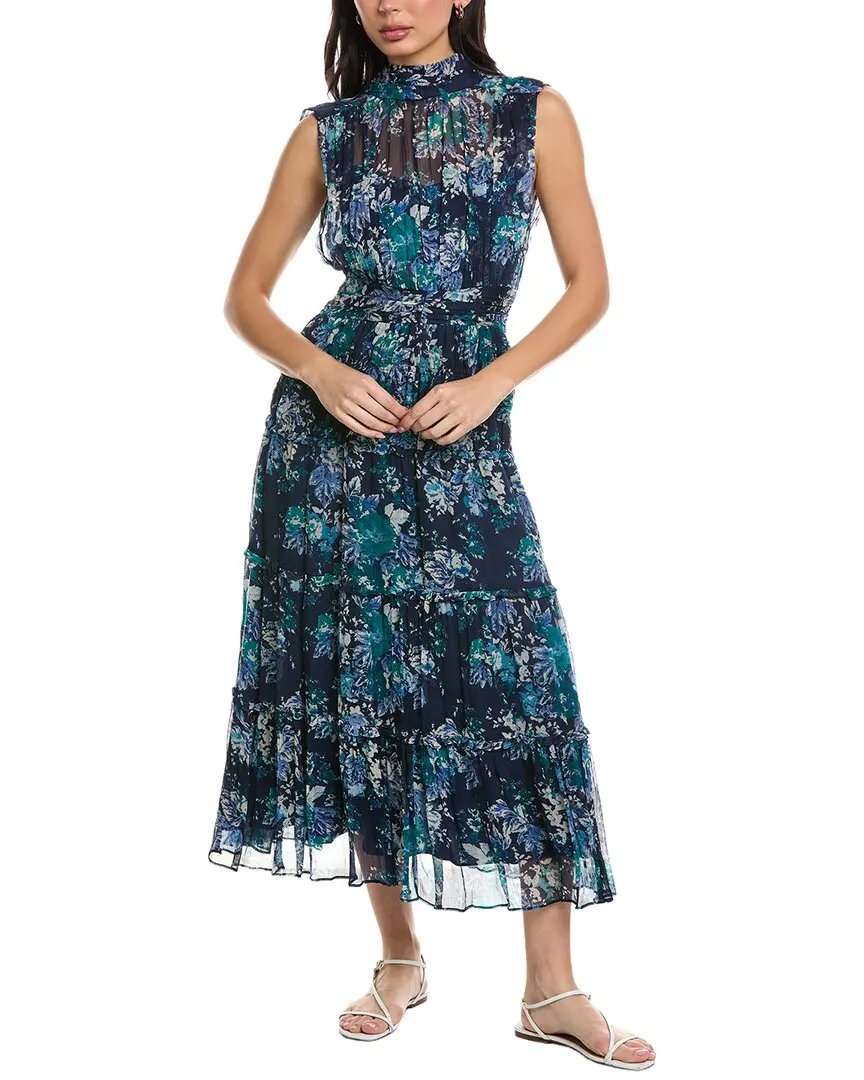 Derek Lam 10 Crosby Junia Floral Tapestry Print Maxi Dress