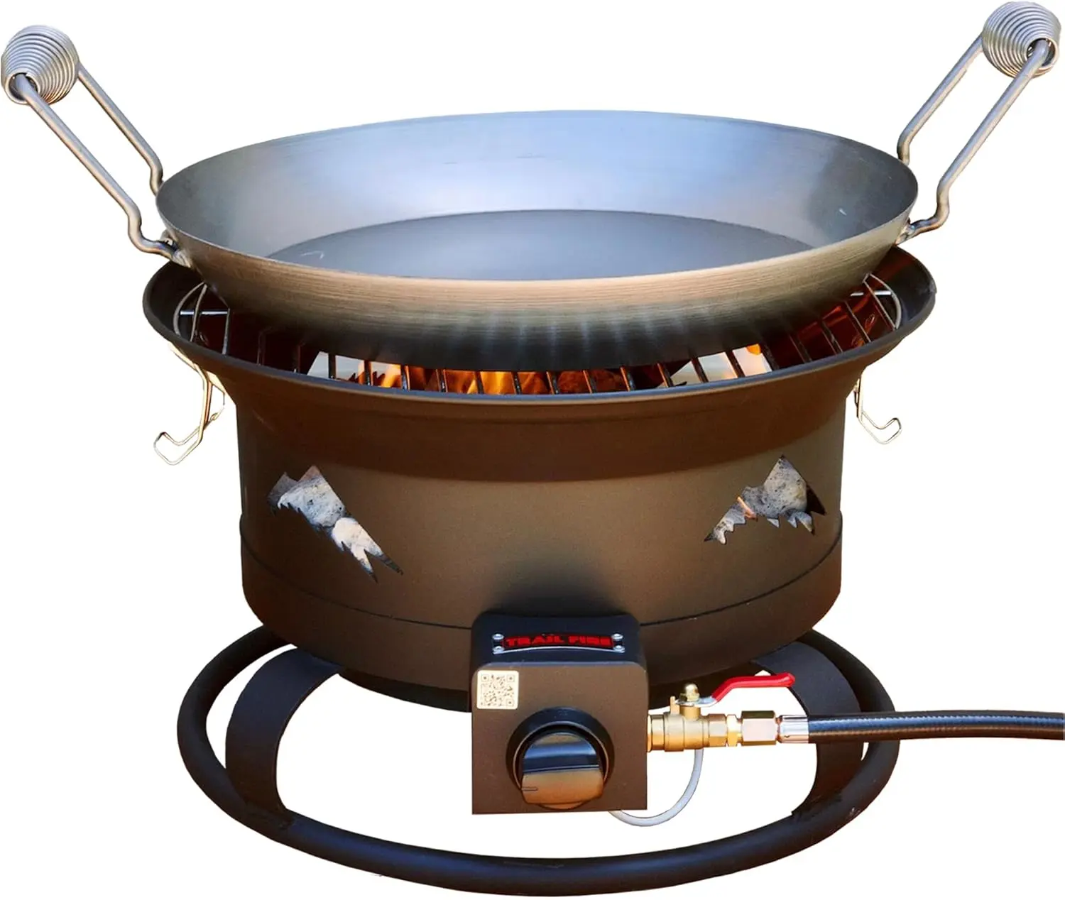 Trail Fire Grill Bundle (Includes Pizza Stone and Carry Bag)