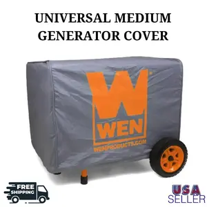 Universal Medium Generator Cover, Waterproof & UV Resistant, Grey