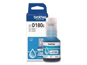Brother Genuine BTD180C High Yield Cyan Ink Bottle for 580, 780, 980 Printers
