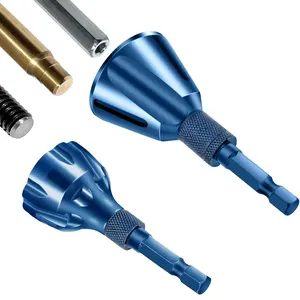 Removal Chamfer Bit - Tungsten Carbide External Burr, Cutter Tool for Steel Brass Aluminum, Long Lasting Precision Finishing Tool | Durable Chamfer Drill Bit for Fast Safe Deburring Edge SMO