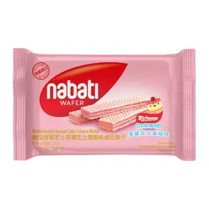 Nabati Wafer Biscuits - Strawberry 56g (Indonesia)