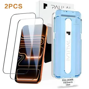 2-Pack HD Tempered Glass Screen Protectors for iPhone 17/16/15/14/13 Pro Max/Plus/Air/E | 9H Hardness, Scratch-Resistant, Bubble-Free Installation, Glossy Finish