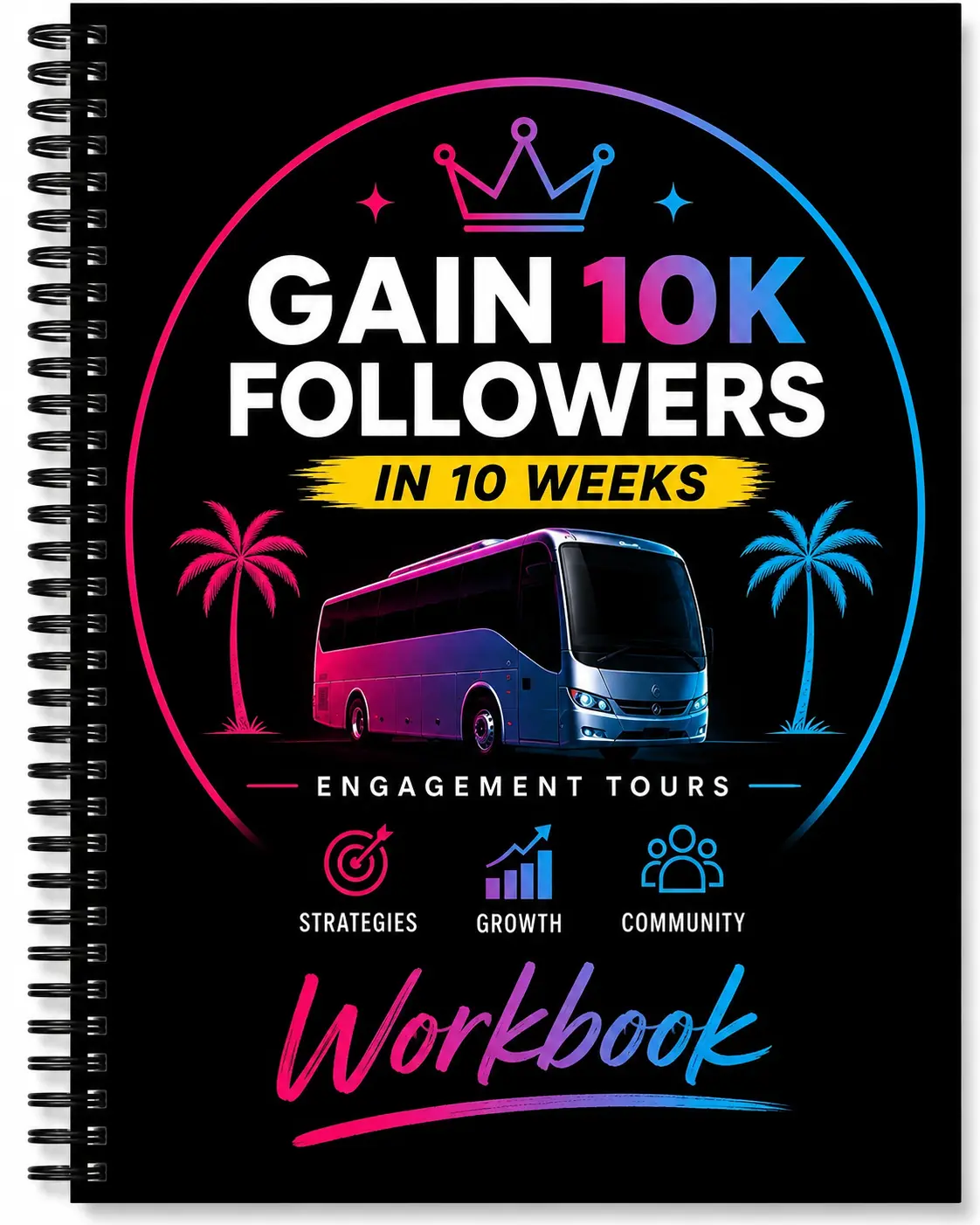 'Gain 10k Followers in 10 Weeks' workbook