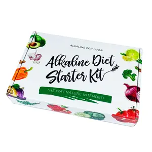 Alkaline for Life pH Balance Starter Kit w/ Acid Alkaline Food Guide & pH Testing Strips