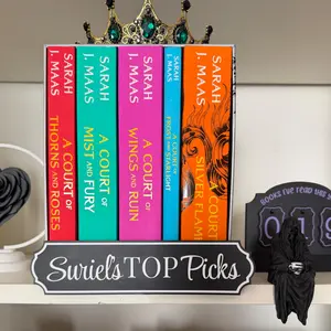 Suriel's Top Picks, ACOTAR inspired – Bookcase Sign