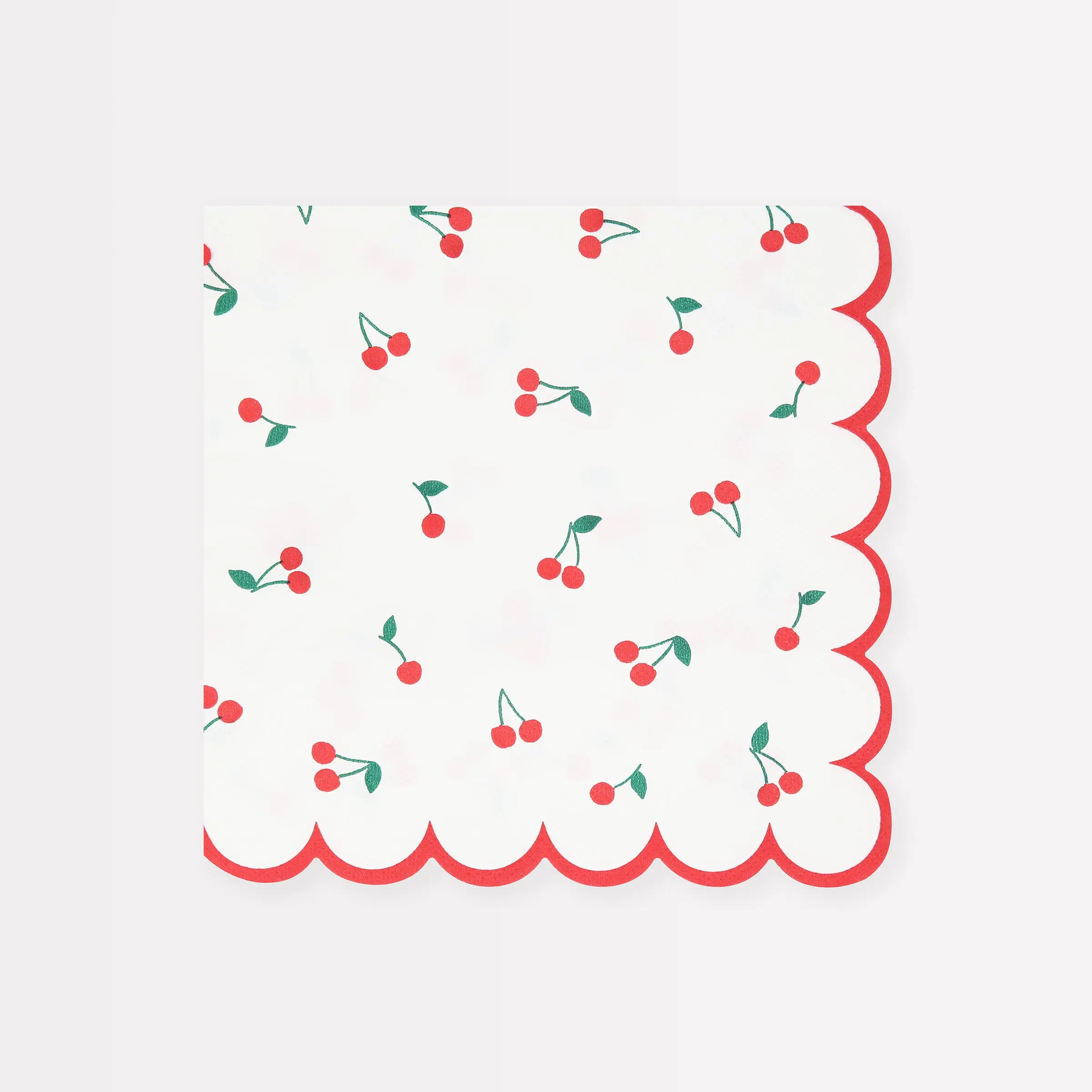 Cherry Pattern Large Napkins (x 16)