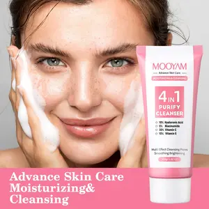 4-In-1 Moisturizing Cleansing Lotion 100g, Hydrating Face Wash for Smooth Skin, Gentle Formula for Daily Use, Ideal for All Skin Types