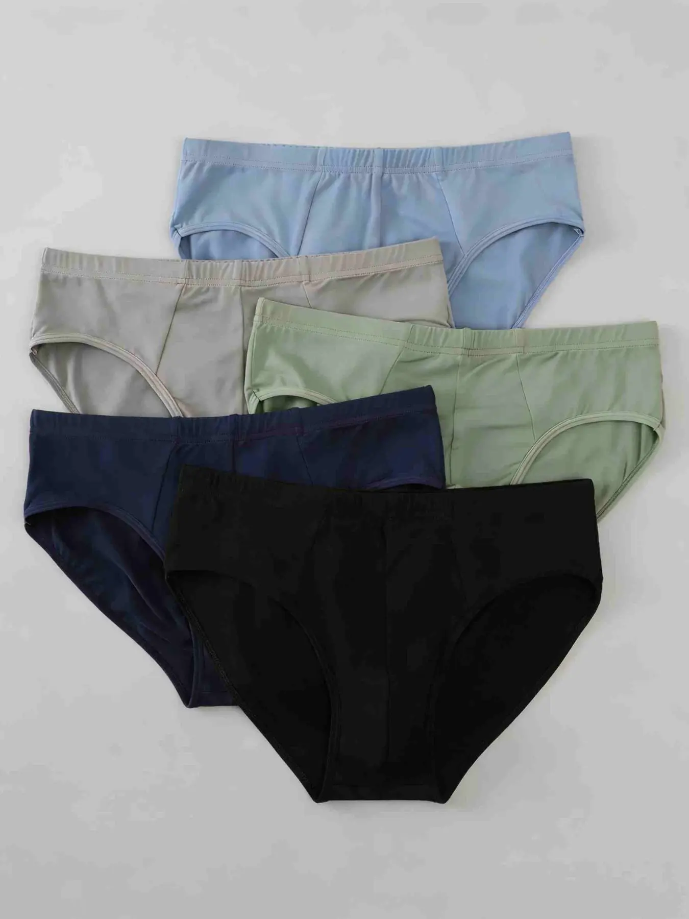 Men's Fashion Underwear Set, All Season Stretchy Underwear, Breathable Loose Fit Polyester Blend, Stylish Sexy Print Triangle Pants, Available in Plus Size, Casual Breathable Underwear