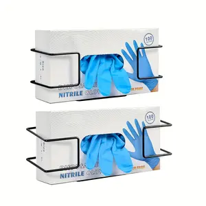 Metal Wall Mounted Glove Dispenser Holder, Durable Metal Construction, Space-Saving Design, Easy Installation & Use