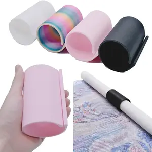 3D-Printed Diamond Painting Scroll Kit, Diamonds Art Accessories, Canvas Roll Holder and Adjustable Table Clamps, Painting Tools & Diamond Art Accessories, Easily Roll up & Store, Diamond Painting Kits