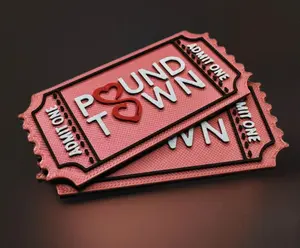 Ticket to Pound Town: Funny 3D Printed Gag Gift - Hilarious Joke for Adults - Pack of 5 Tickets