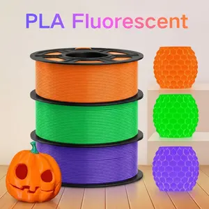 SUNLU Fluorescent PLA 3D Printer Filament | PLA Filament 1.75mm, Brighter Color for Festival Decoration | Neatly Wound Filament, Fit Most FDM 3D Printer, 1kg Spool