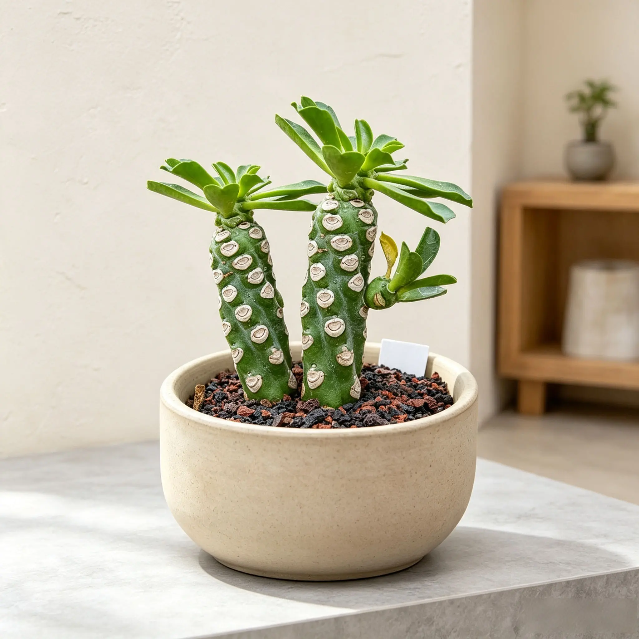 Euphorbia Neriifolia – Columnar Potted Succulent for Desk & Home Decor Euphorbia Neriifolia – Columnar Potted Succulent for Desk & Home Decor