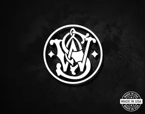 Smith & Wesson Decal, Vinyl Die Cut Sticker, Made In USA