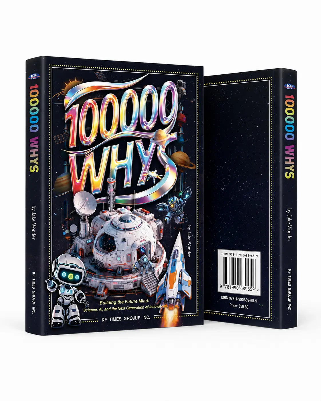 【Millet Books】100,000 Whys Book – Illustrated Science Encyclopedia and STEM Learning Book with Space, Nature, Technology and AI Facts for Curious Children | 100000 Whys book with space, AI, robots, fun facts and STEM learning for curious children.