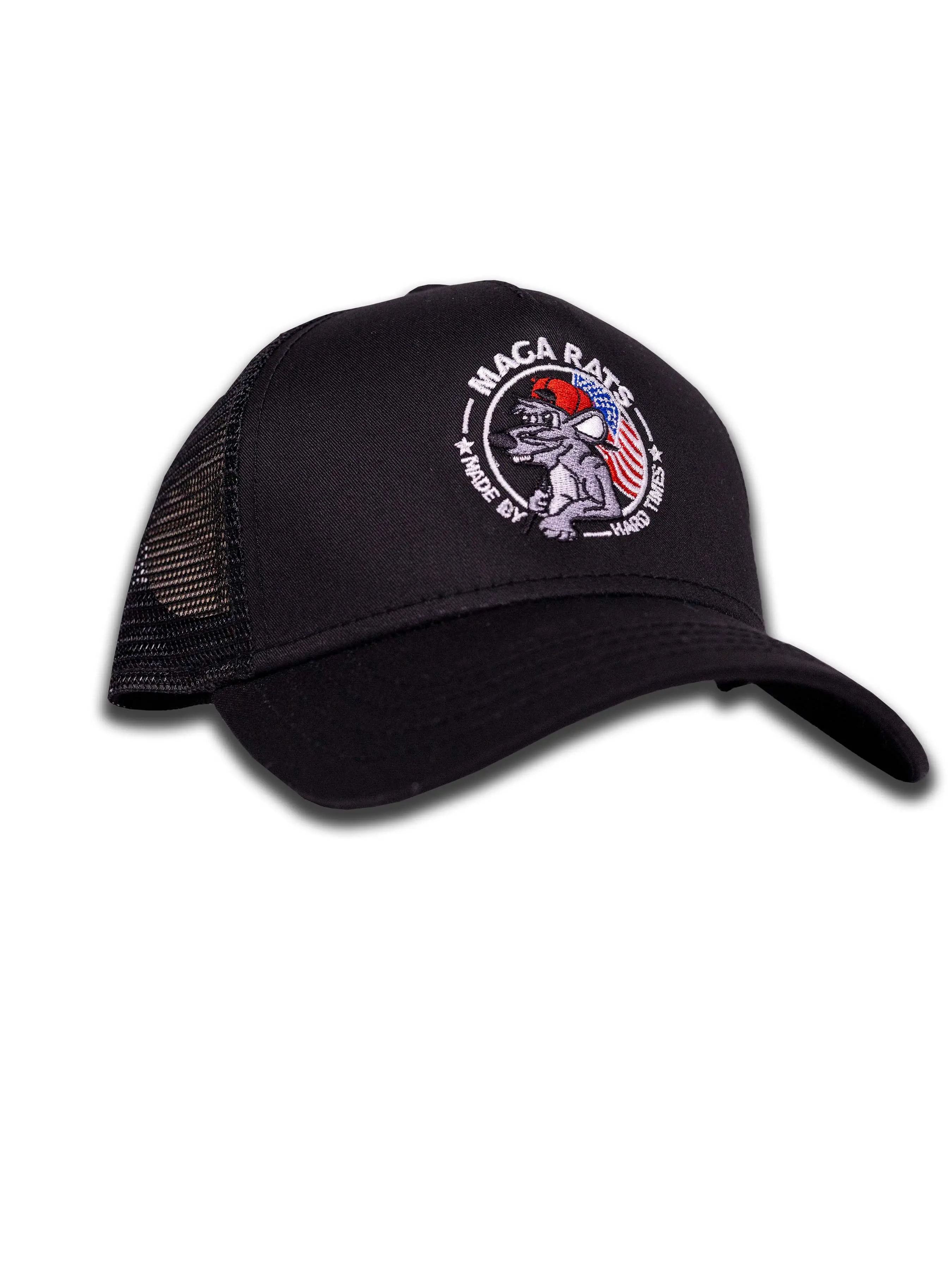MAGA RATS Black Trucker Hat