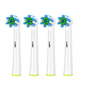 4pcs Toothbrush Head Compatible with Braun Oral B Electric Toothbrush, Replacement Brush Heads for Oral B Vitality Pro 1000 2000