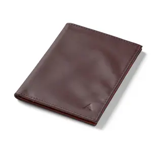 Travel Wallet, Leather Edition By Allett Wallets - RFID Blocking, Ultra Slim, Anti-Theft, USA Made