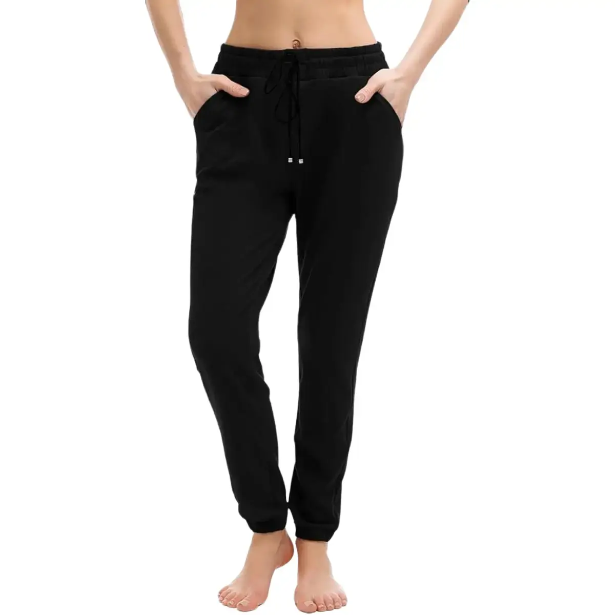 Women's TikTok Casual Athletic Jogging Sweatpants with Pockets, Drawstring, Comfortable Fit for Lounging, Gym