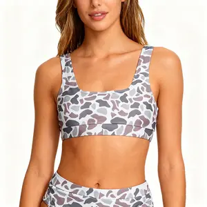 Women's Woodland Camo Bikini Set - Two Piece Swimsuit with High Quality Camouflage Print beach swimmingoutfit o
