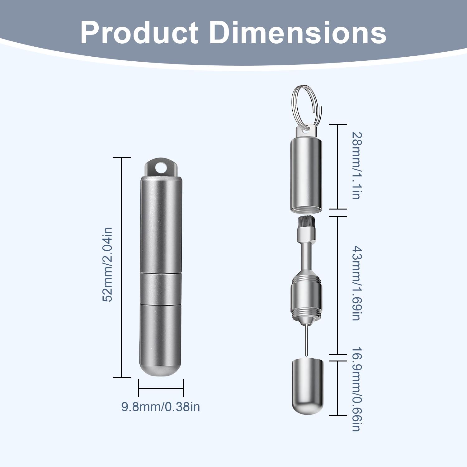 SIM Card Removal Tool with Cleaning Brush – 2-in-1 EDC Keychain Tool for Phone and Earbud Cleaning, Portable SIM Ejector Pin & Card Cleaning Kit