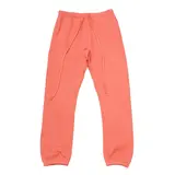 Unisex Oversized Sweatpants, Coral Baggy Drawstring Joggers for Men Women, Casual Streetwear Loose Pants with Pockets, Coral Sweatpants