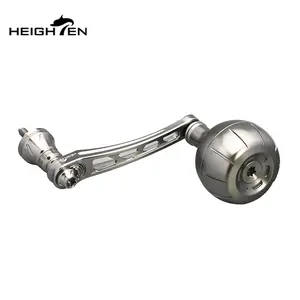 HEIGHTEN Aluminum  Single Handle Adjustable 65mm-70mmAxle Distance with  diameter Knobs 38mm & 42mm Fits DAIWA Shimano Stella Spinning Reel Replacement Parts Bass Fishing