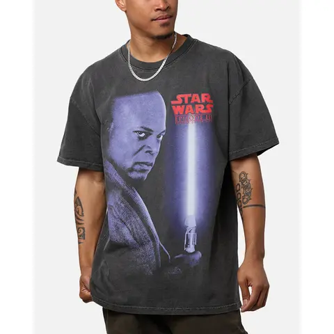 Star Wars Episode III '05 Heavyweight Vintage T-Shirt Black Wash