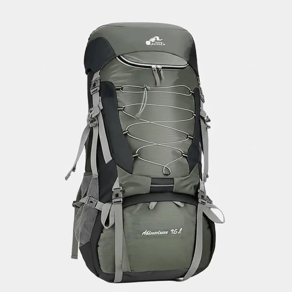 75L Waterproof Camping Backpack with Rain Cover
