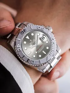 Top Luxury Men's Business Series Watch, Retro High Aesthetic Analog Quartz Watch, Waterproof Wrist Watch Mineral Glass, Butterfly Clasp, Elegant Gift