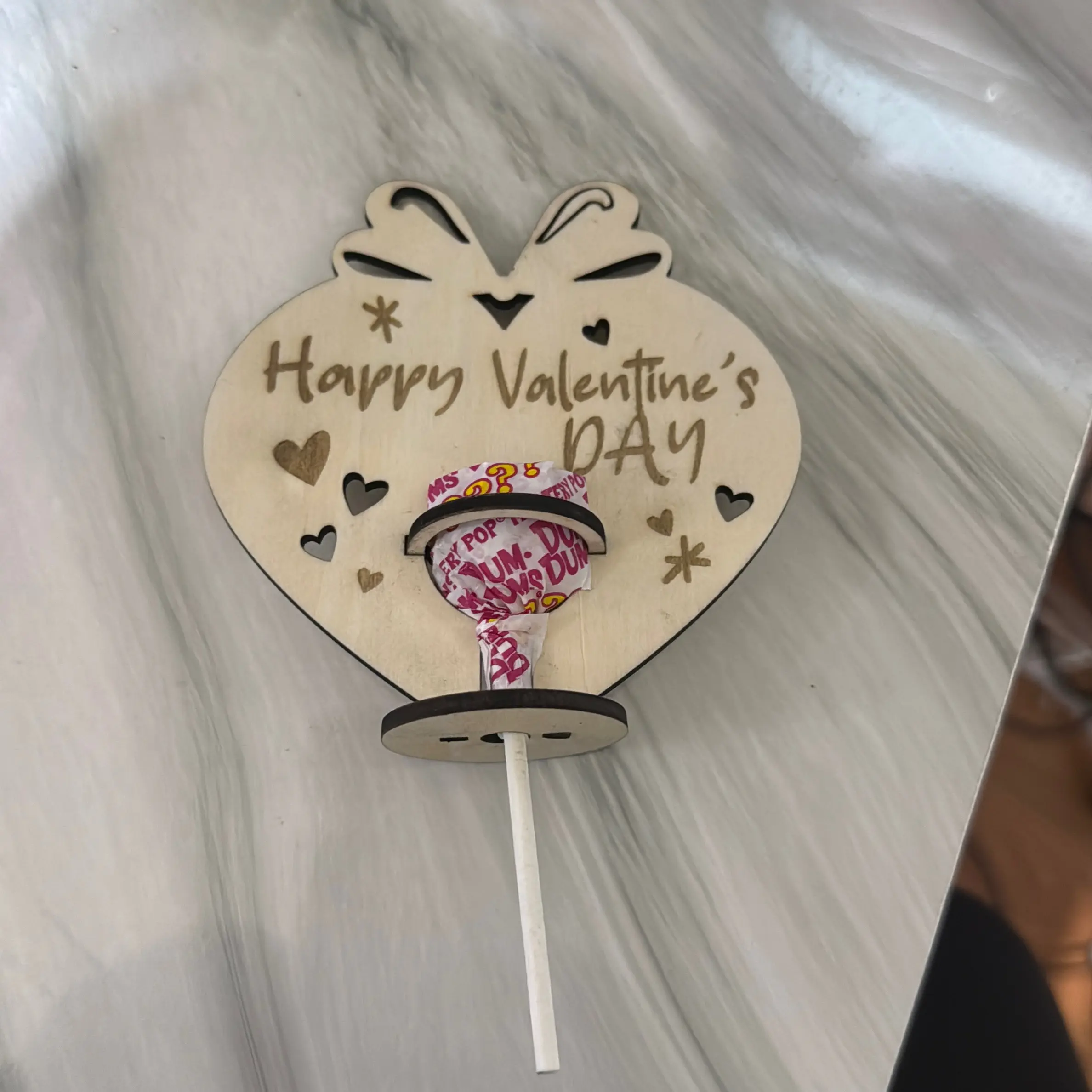 Valentines Dumdum Lollipop Holder - Custom Name Option, Additional Features or Designs