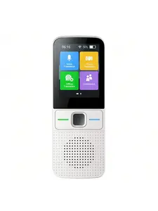 【Christmas Gift】T10 Translator Intelligent Voice Camera Translator Wifi Online 137 Languages Offline 12 Languages Two-Way Translation Android Audio