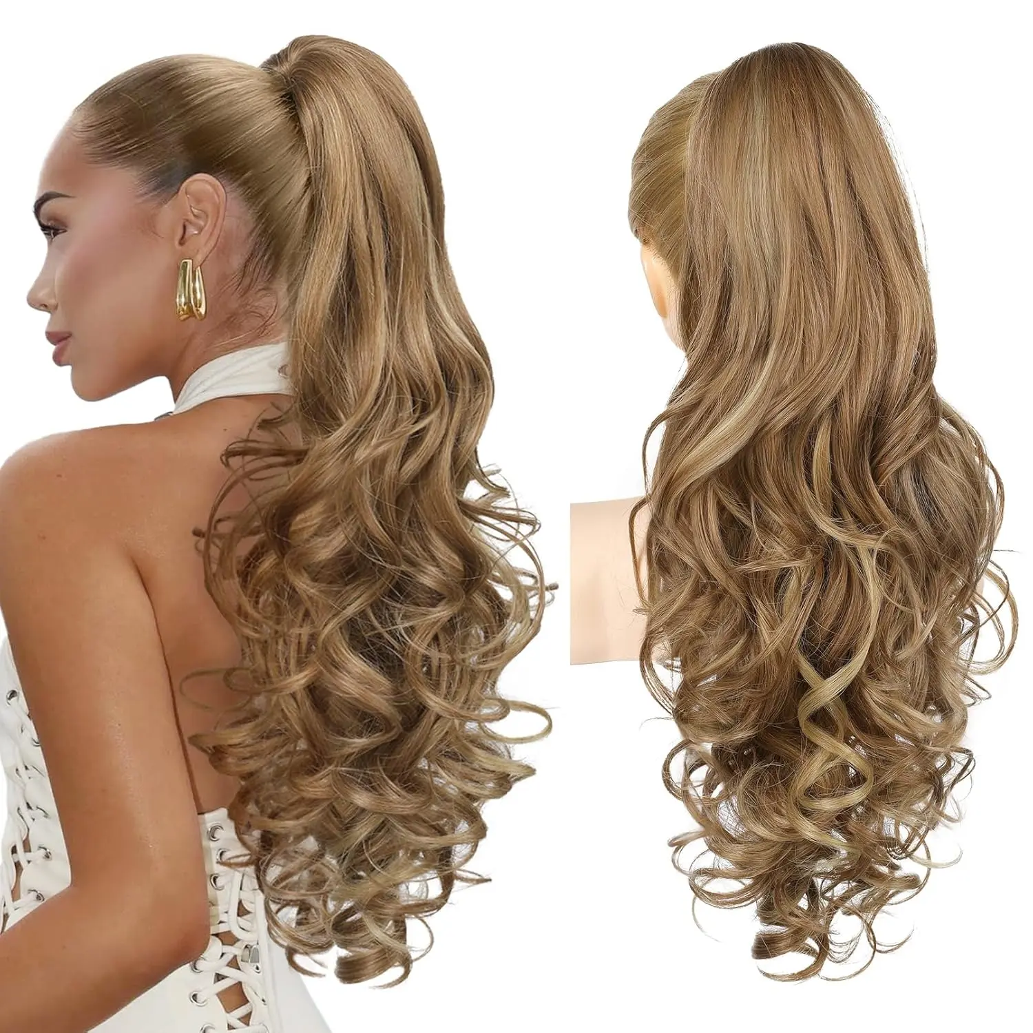 Light Brown with Highlights