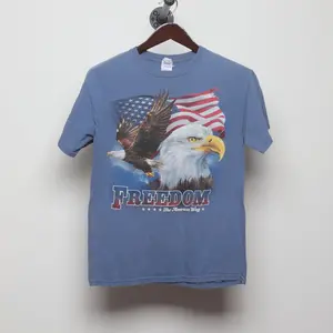 Vintage Y2K Freedom "The American Way" T-Shirt - S
