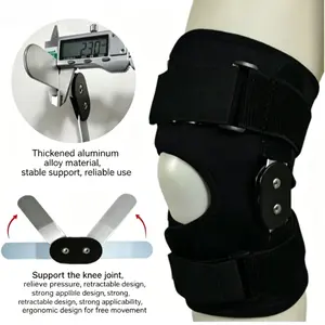 Professional Knee Brace for Knee Pain, Hinged Knee Support with Patented X-Straps Fiting System, Strong Stability for Joint Pain Relief, Arthritis, Meniscus Tear, ACL, PCL, MCL, Sports, Workout Leg Sleeve Leg Band