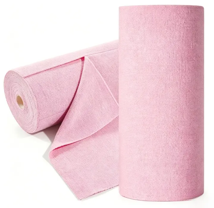 Microfiber Cleaning Cloth Roll - 75 Pack Tear-Away Microfiber Towels, 12"x12" Durable Reusable Washable Scratch-Free Ultra-Absorbent Dish Rags, Home Essentials for Car/Home Use, Father's Day Gift, Microfiber Towel