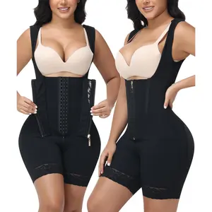 YoGYoG Fajas Colombianas Full Body Shaper Tummy Control Butt Lifter High Compression Zipper & Hooks Slimming Bodysuit