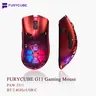 FURYCUBE G11 Skeleton Lightweight Custom Wireless Gaming Mouse - Tri Mode 2.4GHz/Bluetooth, RGB Backlight, PAW3311 Chip, Knob Function, Fire Key Auto Click, Advanced Customized Adjustments, for Laptop/Desktop, TikTokShop Gift