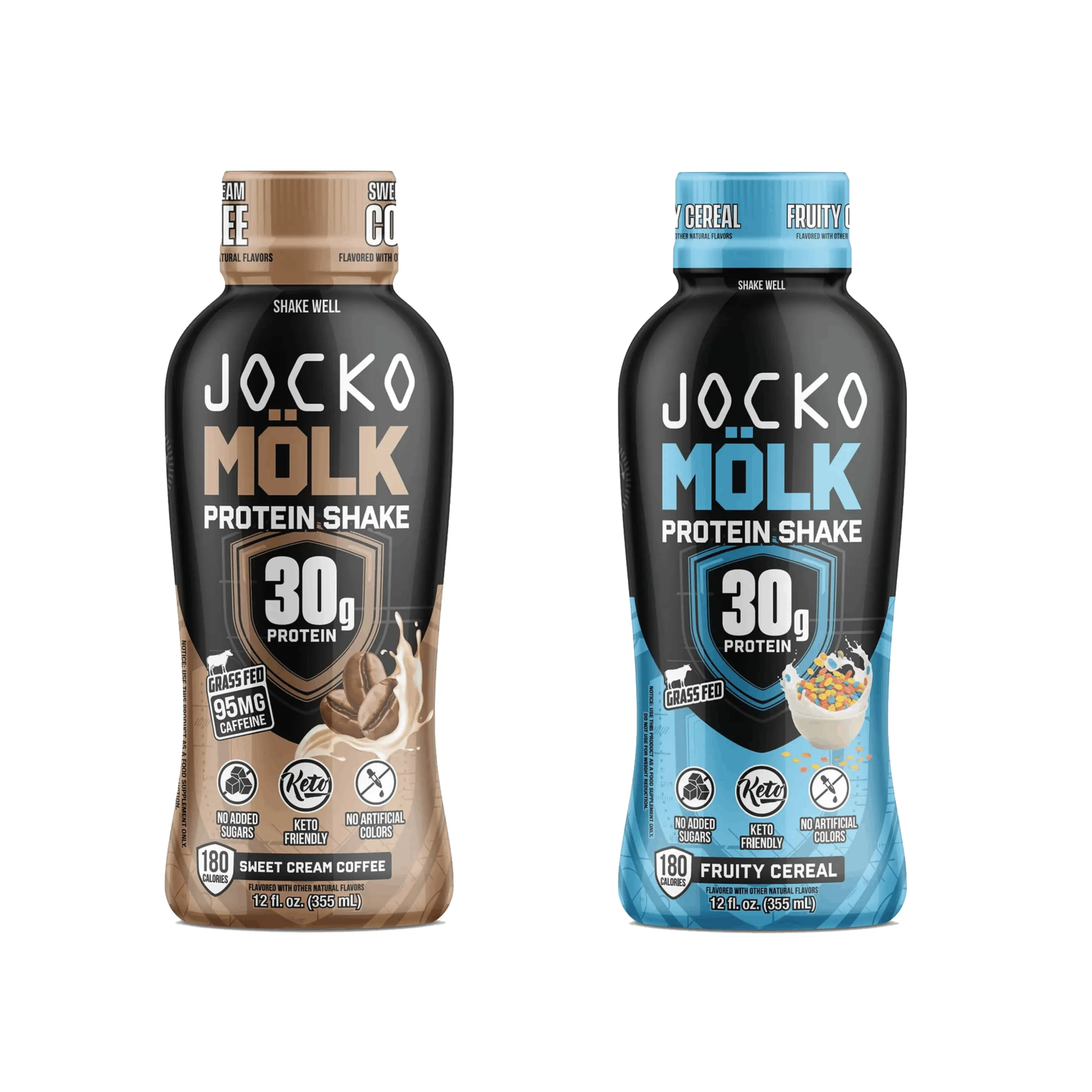 Best Sellers: Sweet Cream Coffee and Fruity Cereal