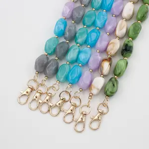 Premium acrylic handmade shoulder bag chain crossbody bag replacement with chain bag accessory bag strap