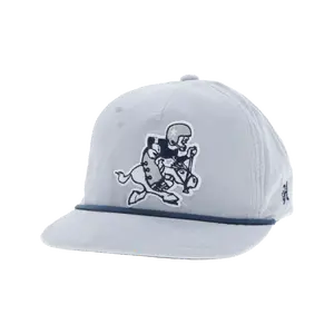 Hooey Men's Dallas Cowboy 5-Panel Grey Corduroy Trucker Cap 7360T-GY