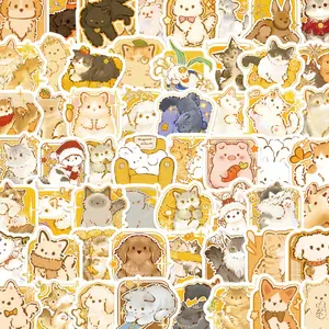 100pcs Ins-Style Outline Animal Stickers, Doodle Line Journal Decorations, Phone Decals for Valentine's Day. Suitable for Roller Skating, Cycling, and Bicycle Stickers and Decals