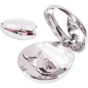 Portable Contact Lens Case, Includes Storage Container, Mirror, Solution Bottle, Tweezers, Durable for Indoor/outdoor Use