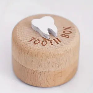 Wooden Tooth Fairy Box, Adorable Keepsake for Kids, 1 Count Tooth Holder, Perfect Gift for Children, Ideal Home Accessory