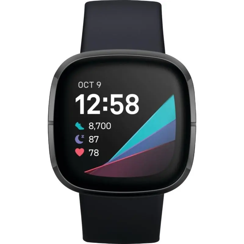 Refurbished Fitbit Sense Fitness Smartwatch (WiFi) Acceptable Condition with 1 Year Warranty