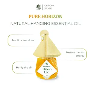 Pure Horizon - Natural Hanging Essential Oil - Car & Home Air Freshener - Clean & Refreshing Aroma - Le Rustique