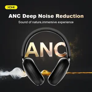 Bluetooth-enabled noise-canceling wireless headphones, Bluetooth headphones, 58 dB noise cancellation, built-in microphone, comfortable fit, Bluetooth headphones compatible with smartphones, computers, and MP3 players, portable for travel